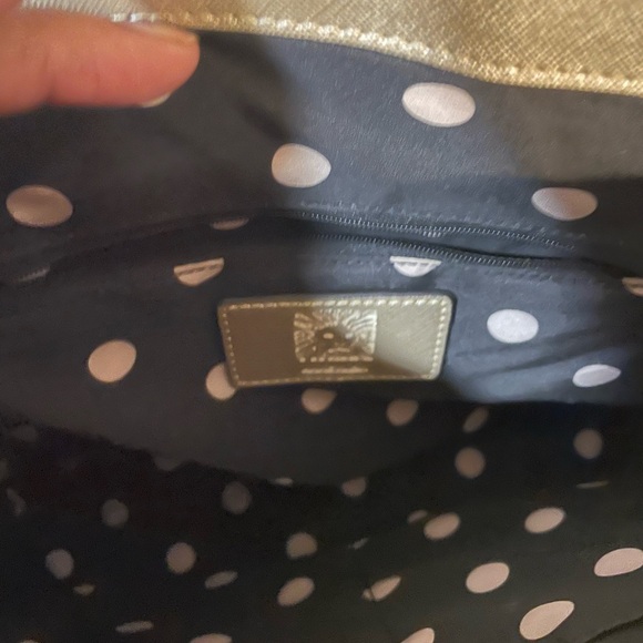 Anne Klein Gold Dome-shaped Shoulder Bag - Picture 2 of 7